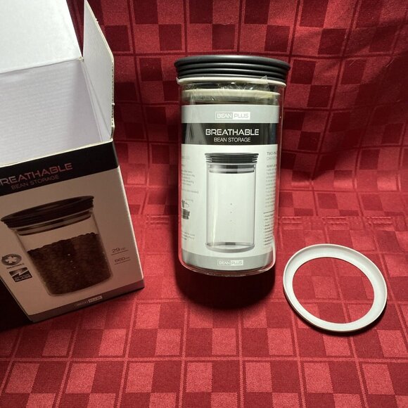 BeanPlus Sealing Carafe Two-in-One Breathable Lid 29oz - New - Picture 4 of 7